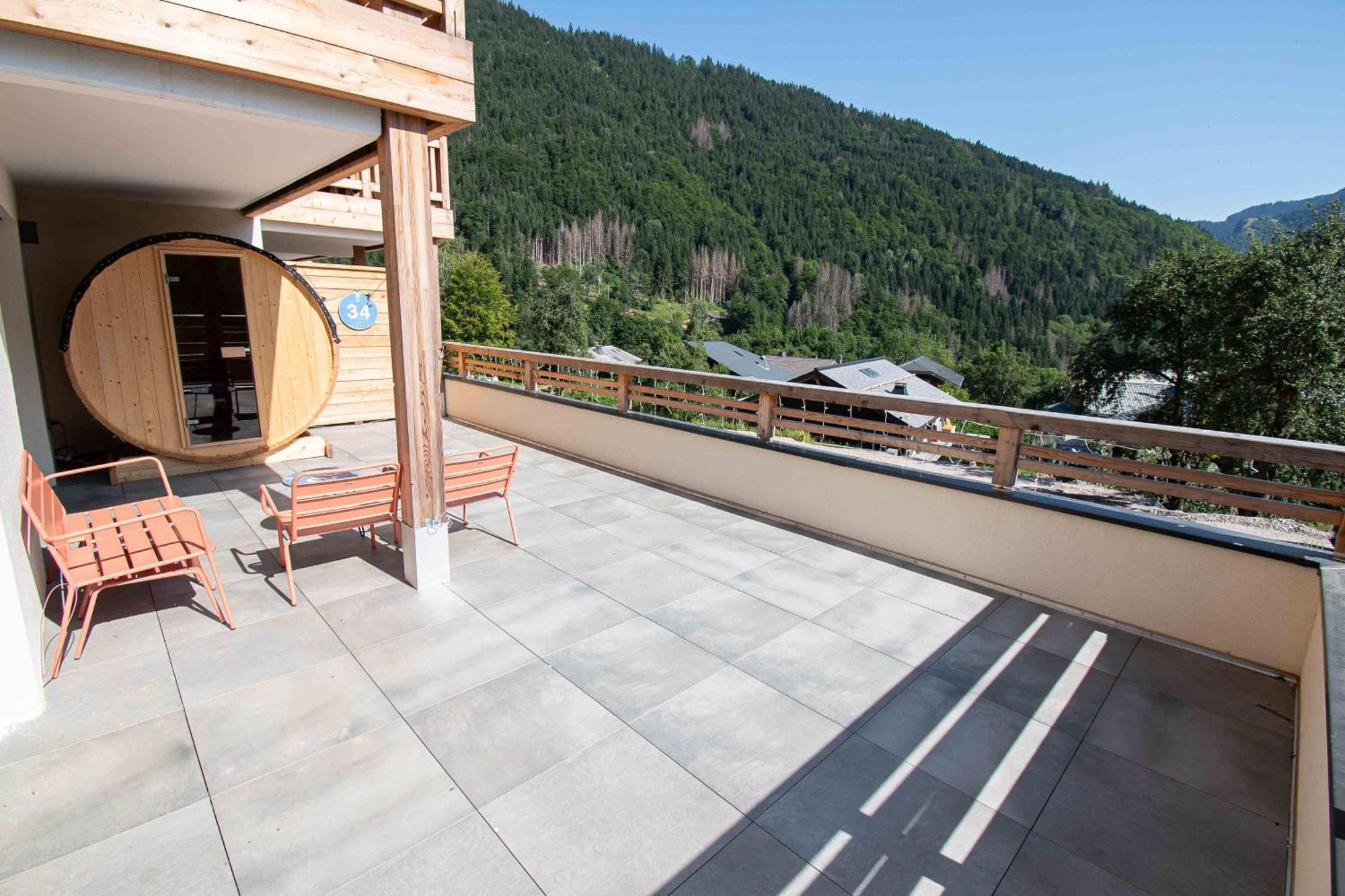 Dans Residence Neuve Le Snow Roc Sur Les Pistes, Grand Studio Cosy 5 Pers Avec Terrasse Panoramique, Sauna, Wifi Saint-Jean-dʼAulps Kültér fotó