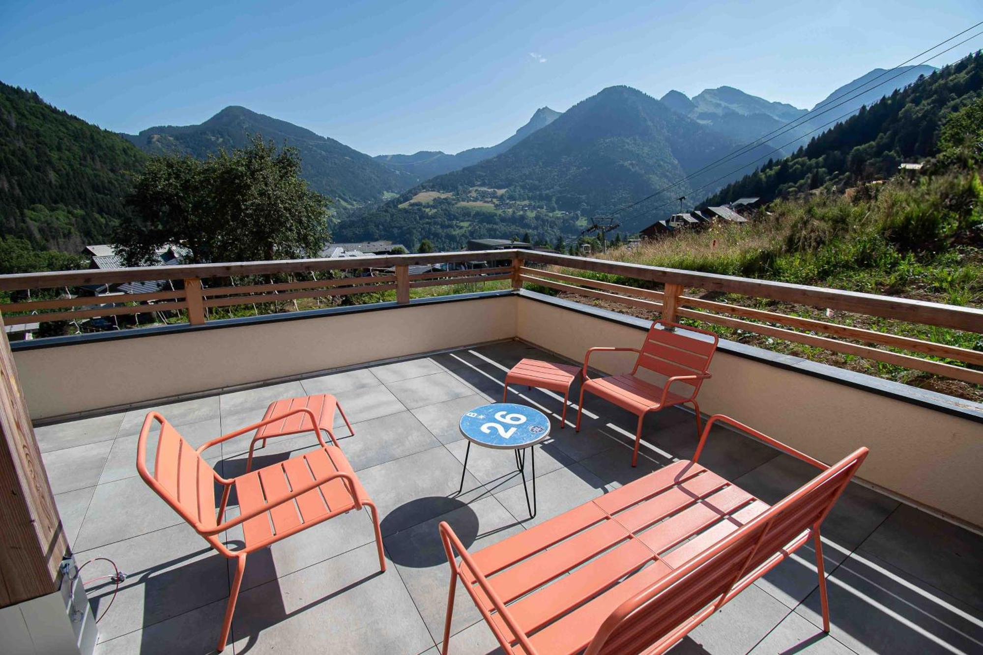 Dans Residence Neuve Le Snow Roc Sur Les Pistes, Grand Studio Cosy 5 Pers Avec Terrasse Panoramique, Sauna, Wifi Saint-Jean-dʼAulps Kültér fotó
